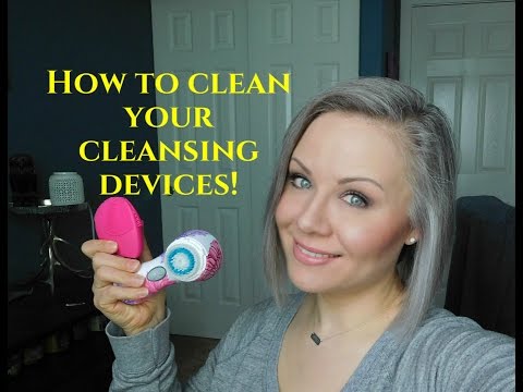 how to sanitize facial cleansing brushes WkNdDbPKrU4