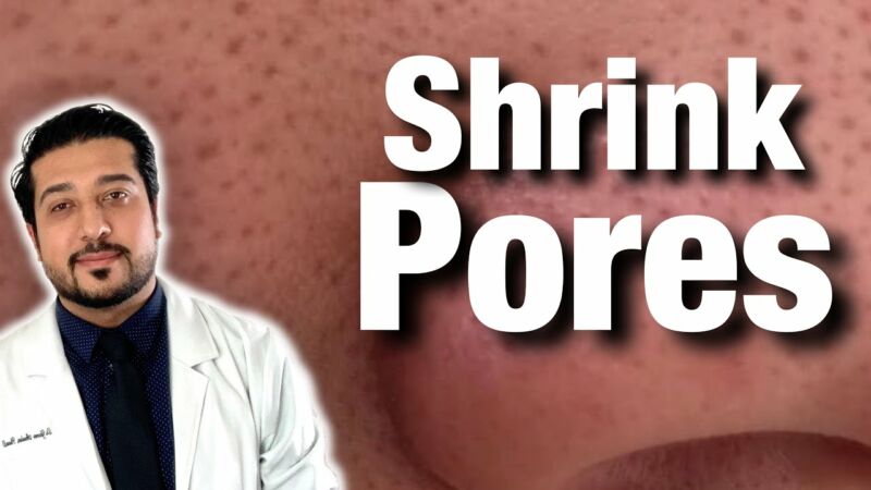 how to shrink nose pores overnight